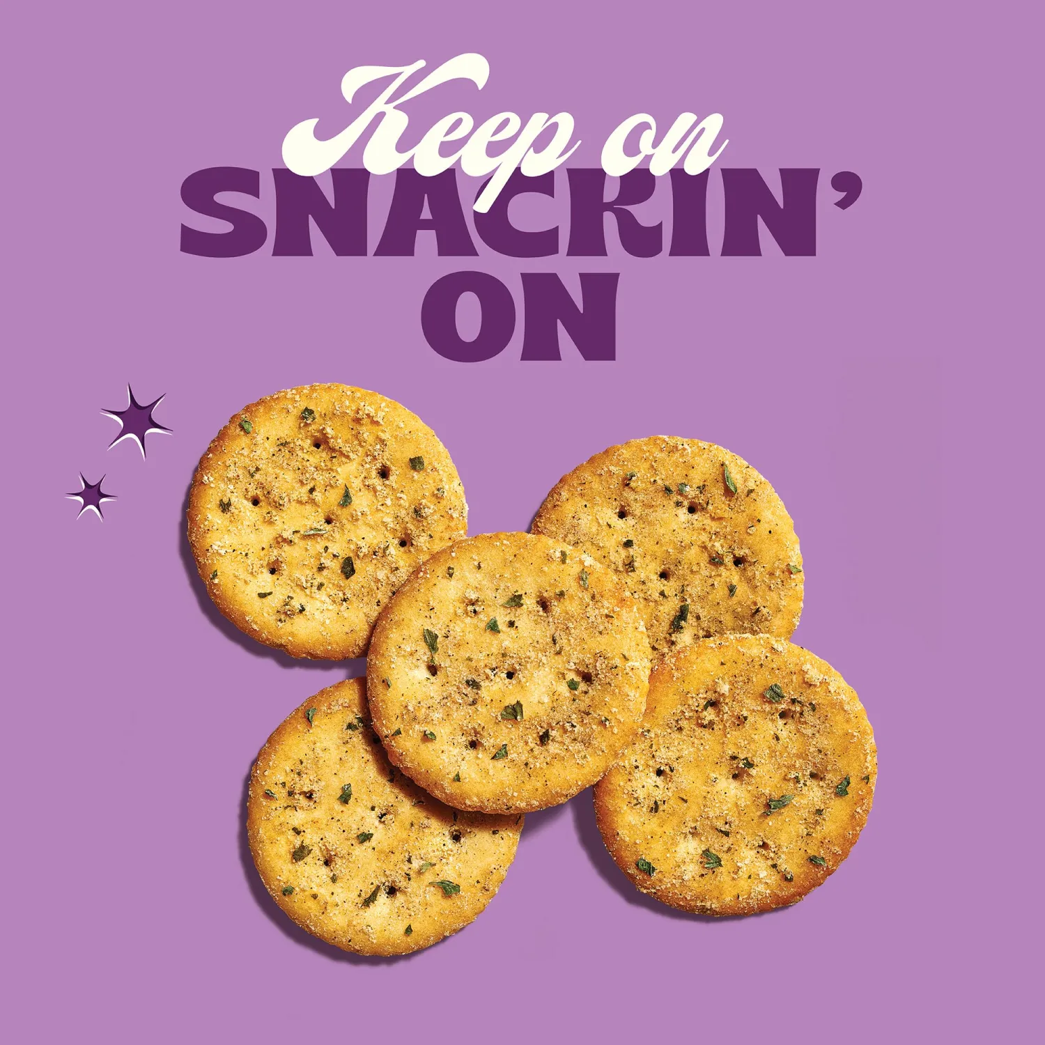 NEW Back to Nature Garlic & Herb Mini Seasoned Crackers, Non-GMO, Vegan Friendly Plant-Based Snack Cracker, Snack Happy, 5 oz Box