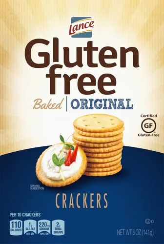 Lance Gluten Free Crackers, Original Baked, 5 Oz Box
