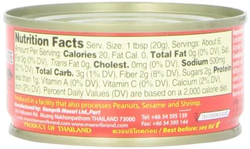 MAESRI Red Thai Curry Paste, 4 OZ (Pack of 2)