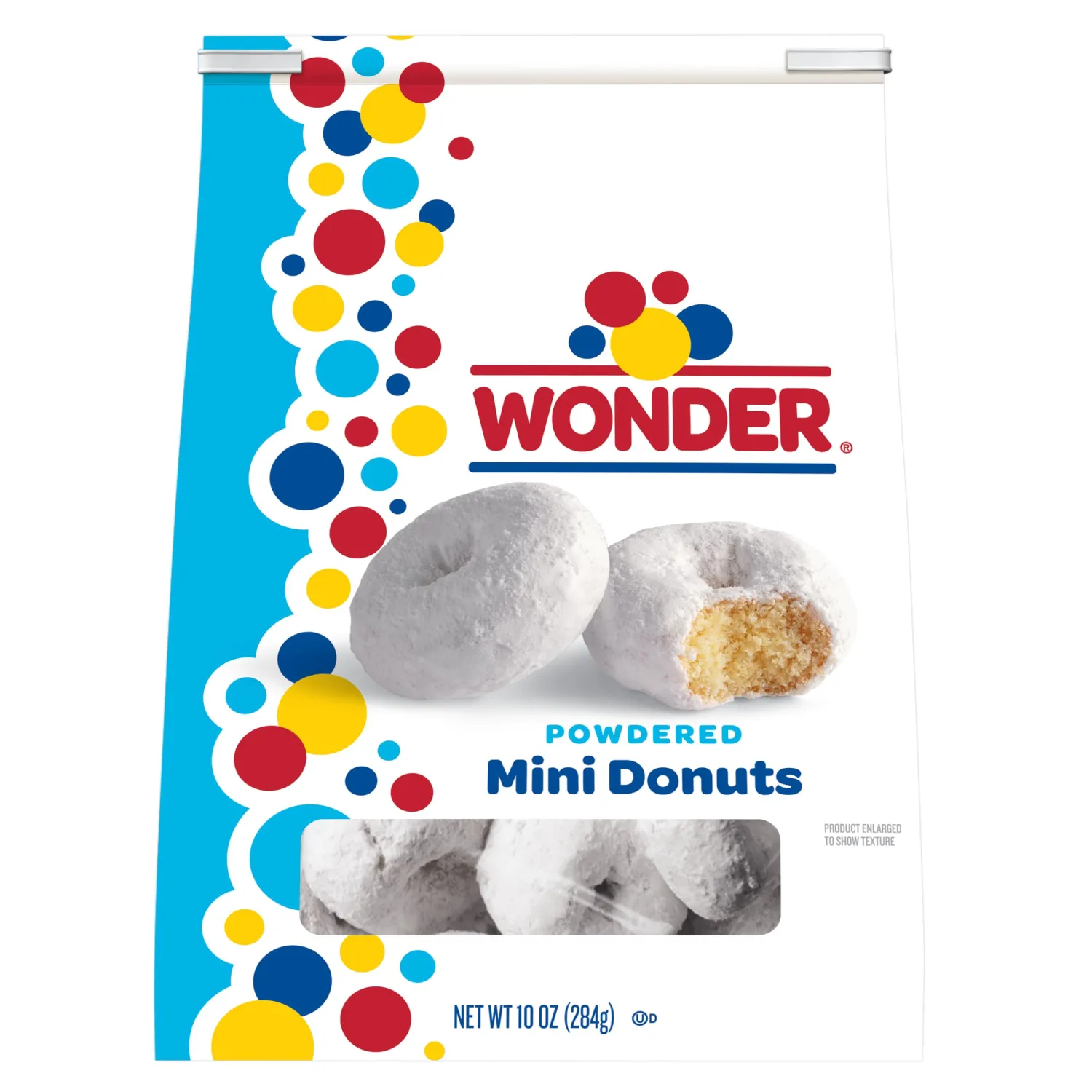 Wonder Powdered Sugar Donuts 10oz Bag