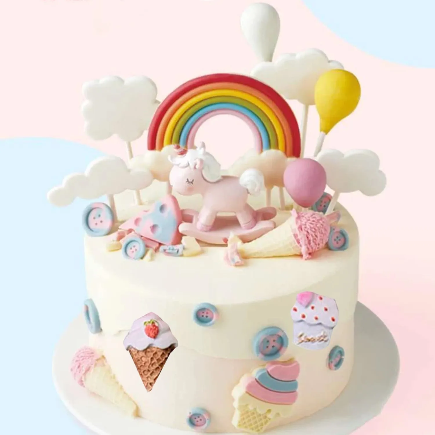 Ice Cream Fondant Molds Lollipop Candy Molds For Cake Decorating Cupcake Topper Chocolate Gum Paste Polymer Clay