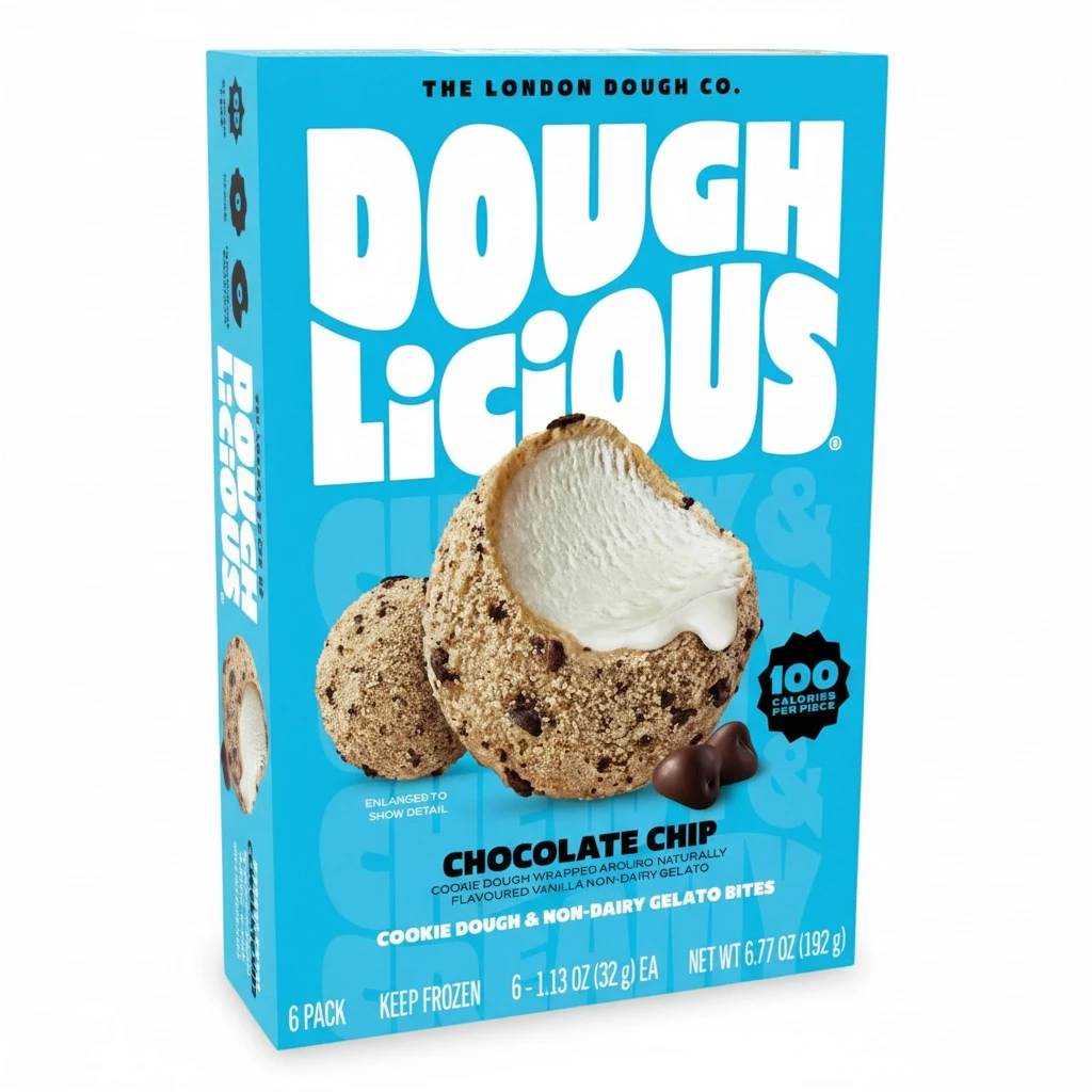 DOUGHLICIOUS Chip Chocolate Cookie Dough & Gelato Bites, 6.77 OZ