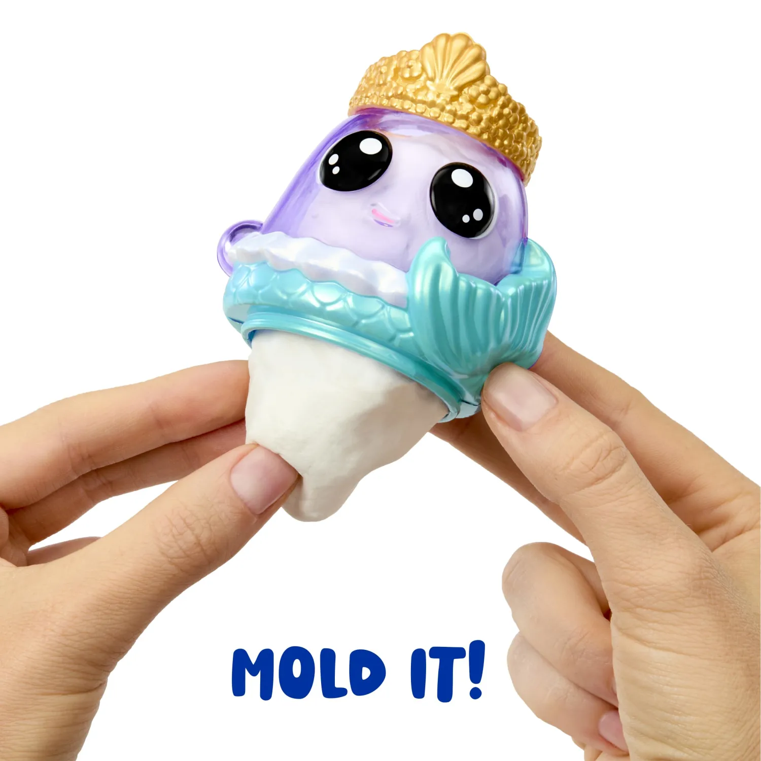 MGA Entertainment DohKins Fantasy Pack Characters, Mermaid, Unicorn, Fairy - Dough Never Dries, Ages 2+