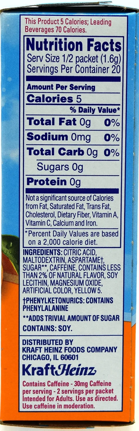 Crystal Light on the Go Energy Citrus, 10 Packets (2-Pack)