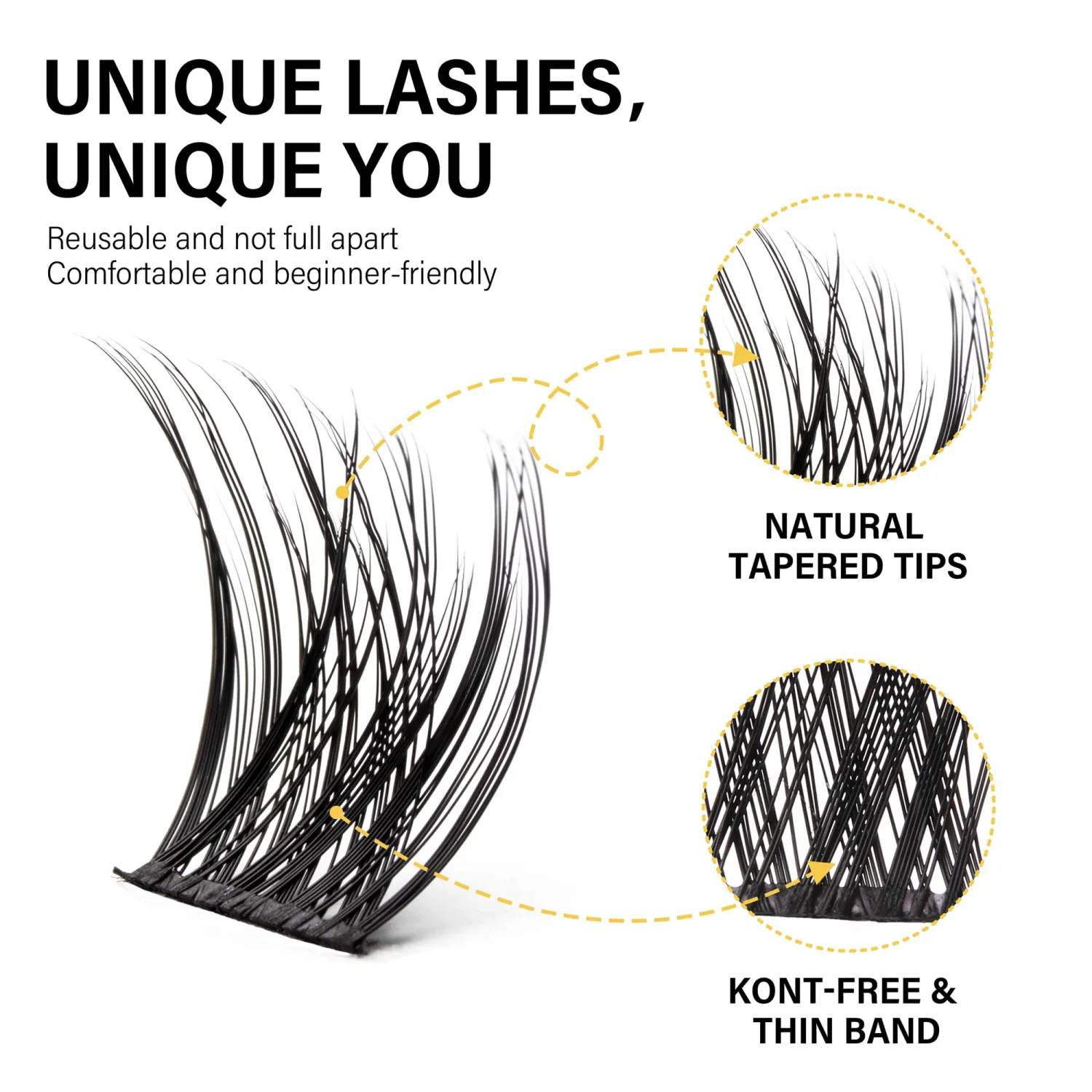 Lash Clusters 8-16mm, False Eyelashes 132pcs, Cluster Eyelash Extensions Matte Black Soft, Diy Lash Extensions D Curl Natural Lash Clusters Faux Mink Lashes Wispy（Breeze,132pcs,0.07,D,8-16MIX)