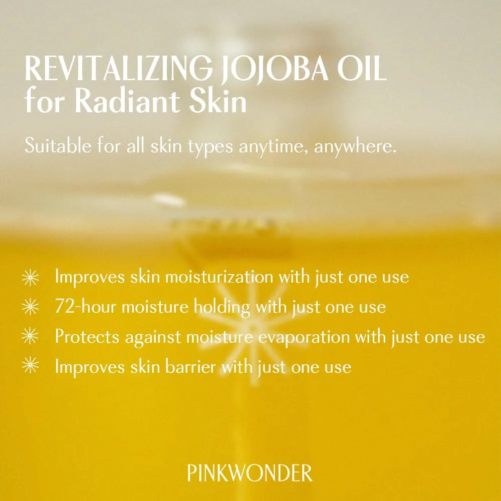 PINKWONDER USDA Organic Jojoba Oil (0.33oz, Jojoba oil)