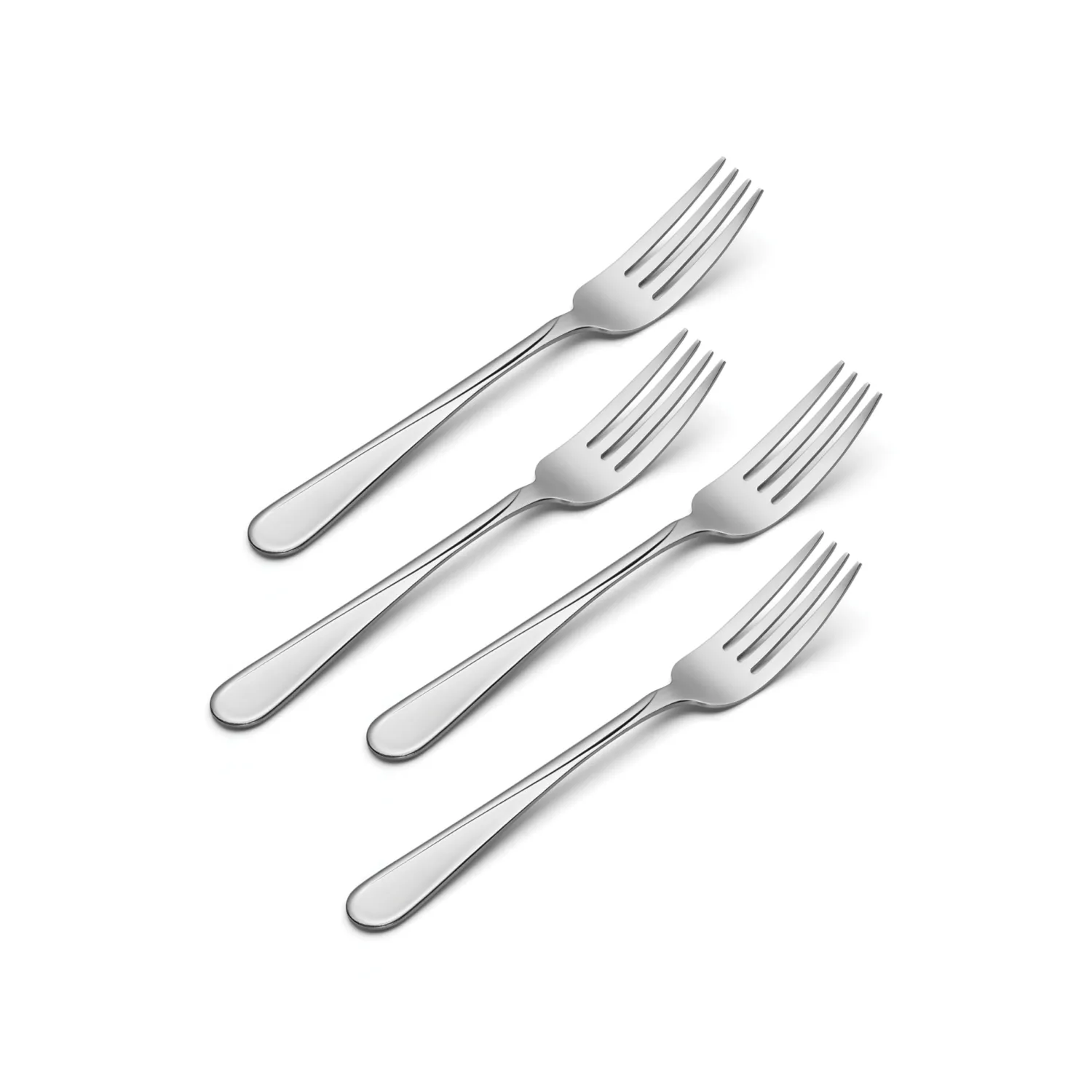 Oneida Flight Everyday Flatware Dinner Forks, Set of 4
