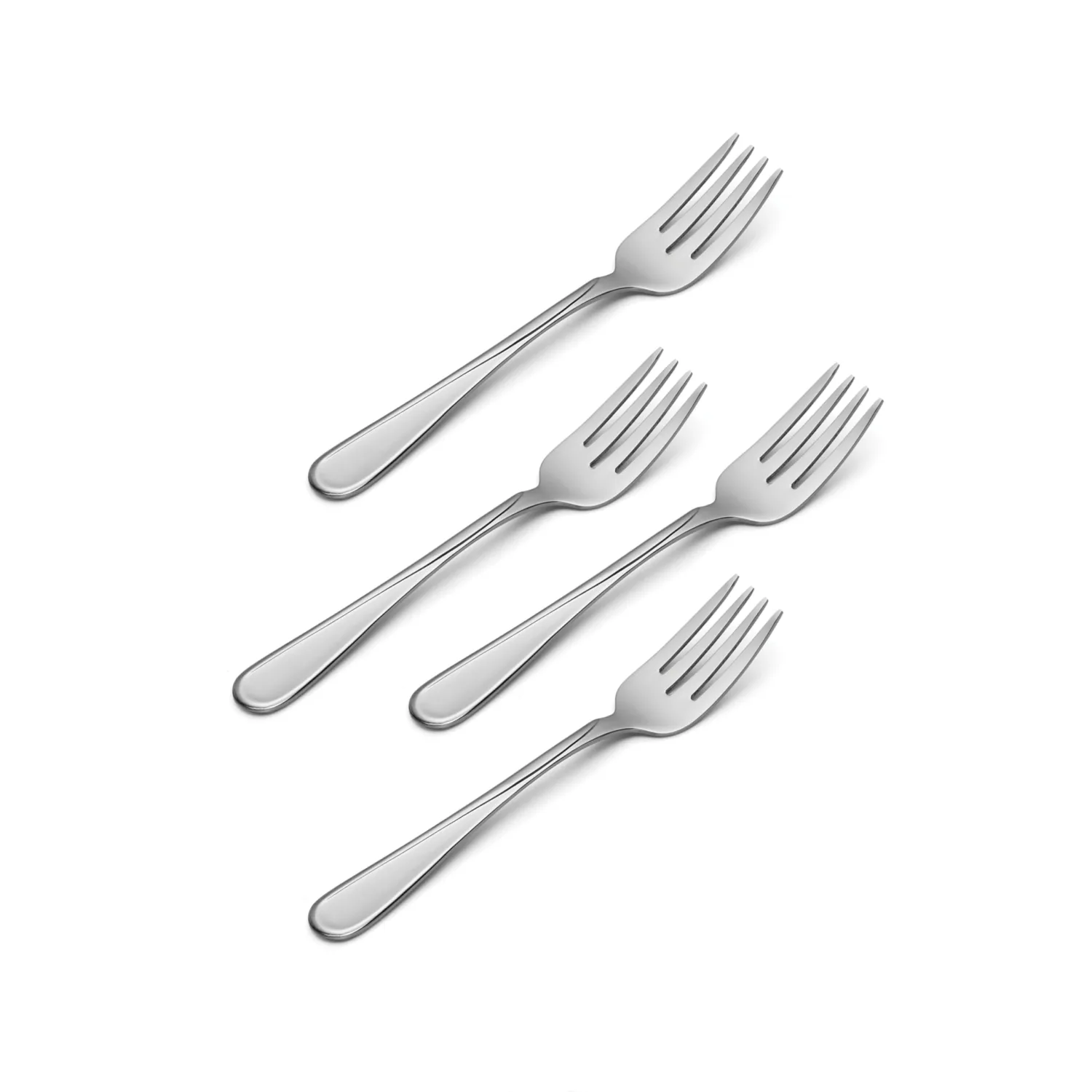 Oneida Flight Everyday Flatware Salad Forks, Set of 4