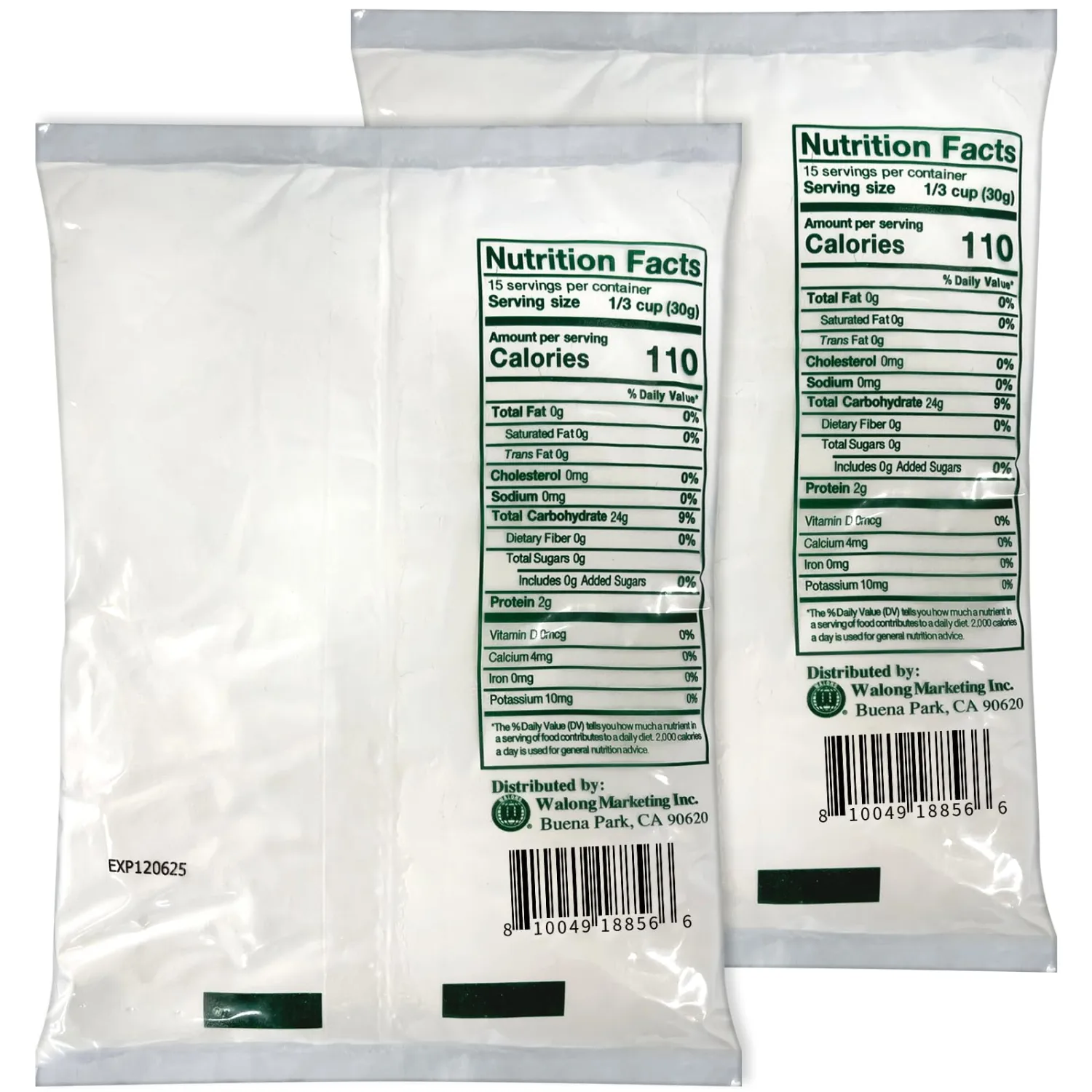 52USA Glutinous Rice Flour 32 Ounce (Basic), 2 Pound (Pack of 2), Rice Flour for Baking or Cooking, Product of THAILAND, All Natural White Rice Flour, Vegan, With Bag