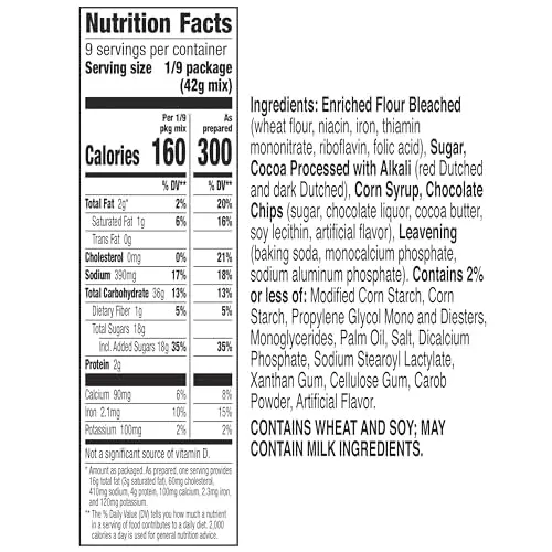Betty Crocker Delights Super Moist Triple Chocolate Fudge Cake Mix (Pack of 2)
