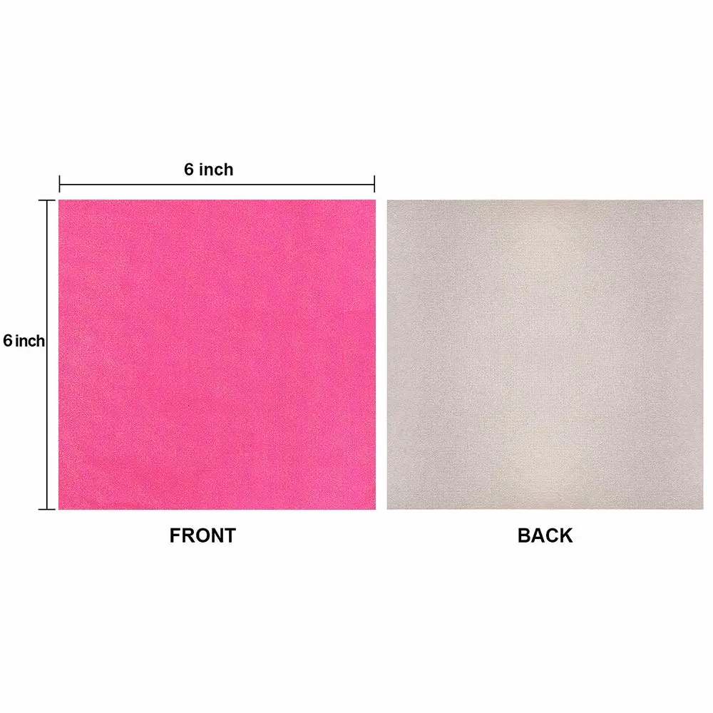 Webake Chocolate Wrappers Pink Aluminium Foil 6 x 6 inch Square Candy Wrappers 100 PCS Wrapping Paper For Party, Wedding, Birthday, Christmas