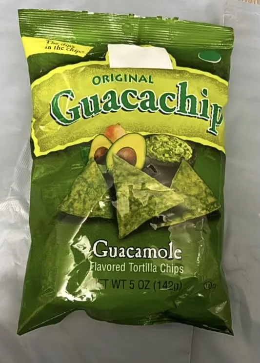 Original Guacachip Guacamole Flavored Tortilla Chips 5 FL 0z Chips (1 pack)