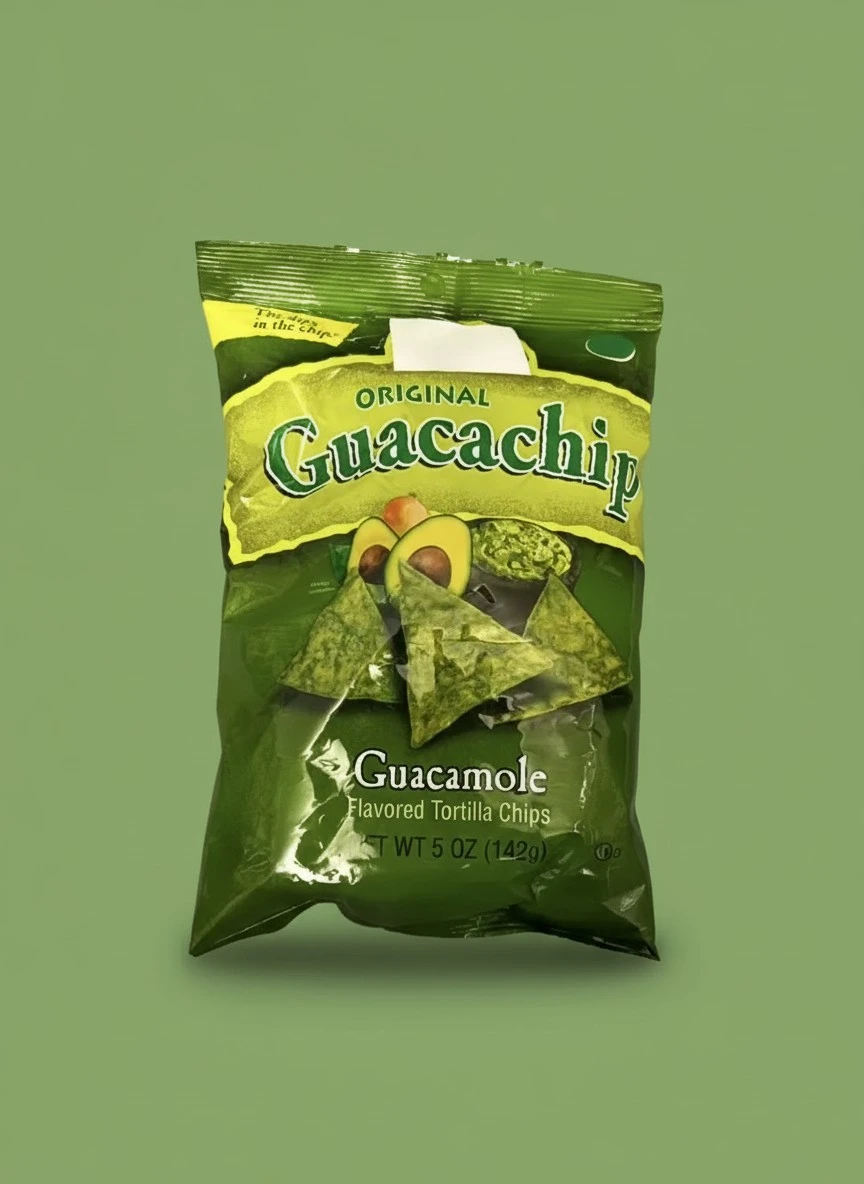 Original Guacachip Guacamole Flavored Tortilla Chips 5 FL 0z Chips (1 pack)