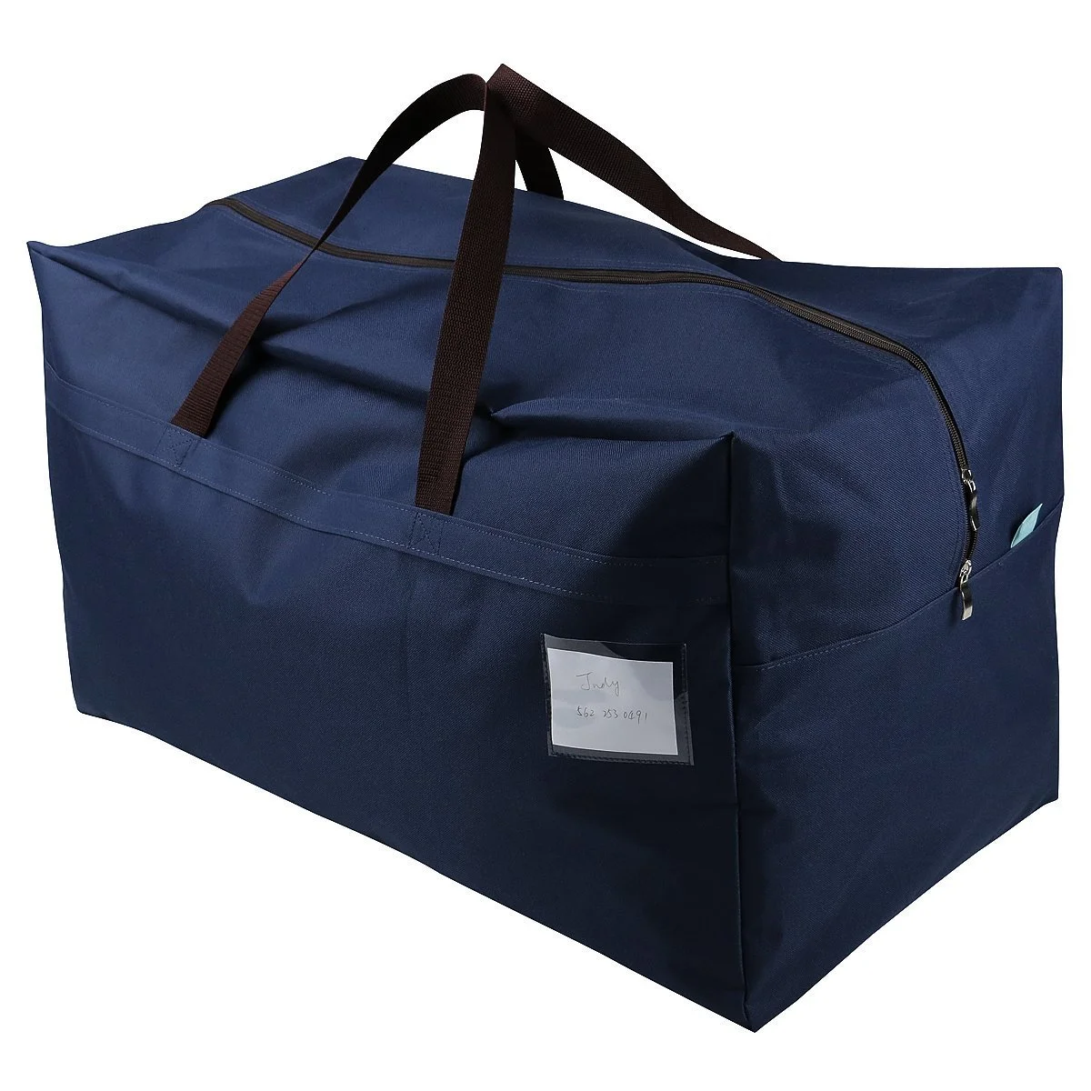 100L House Moving Organizer Bags, College Dormitory Storage Bags, Traveling Duffel Tote Storage Bag, Blue