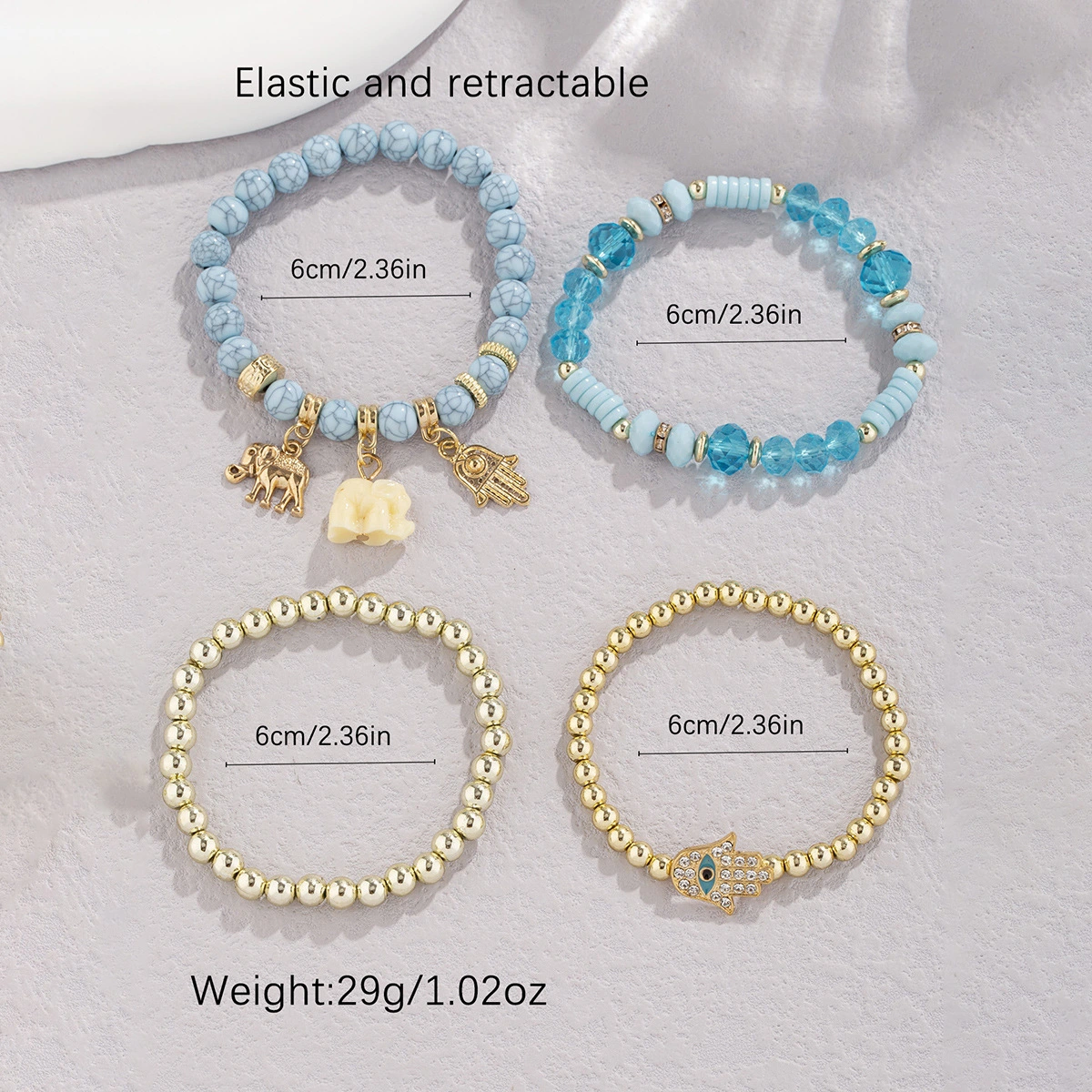 Women's Fashion New Bohemian Bracelet Suit