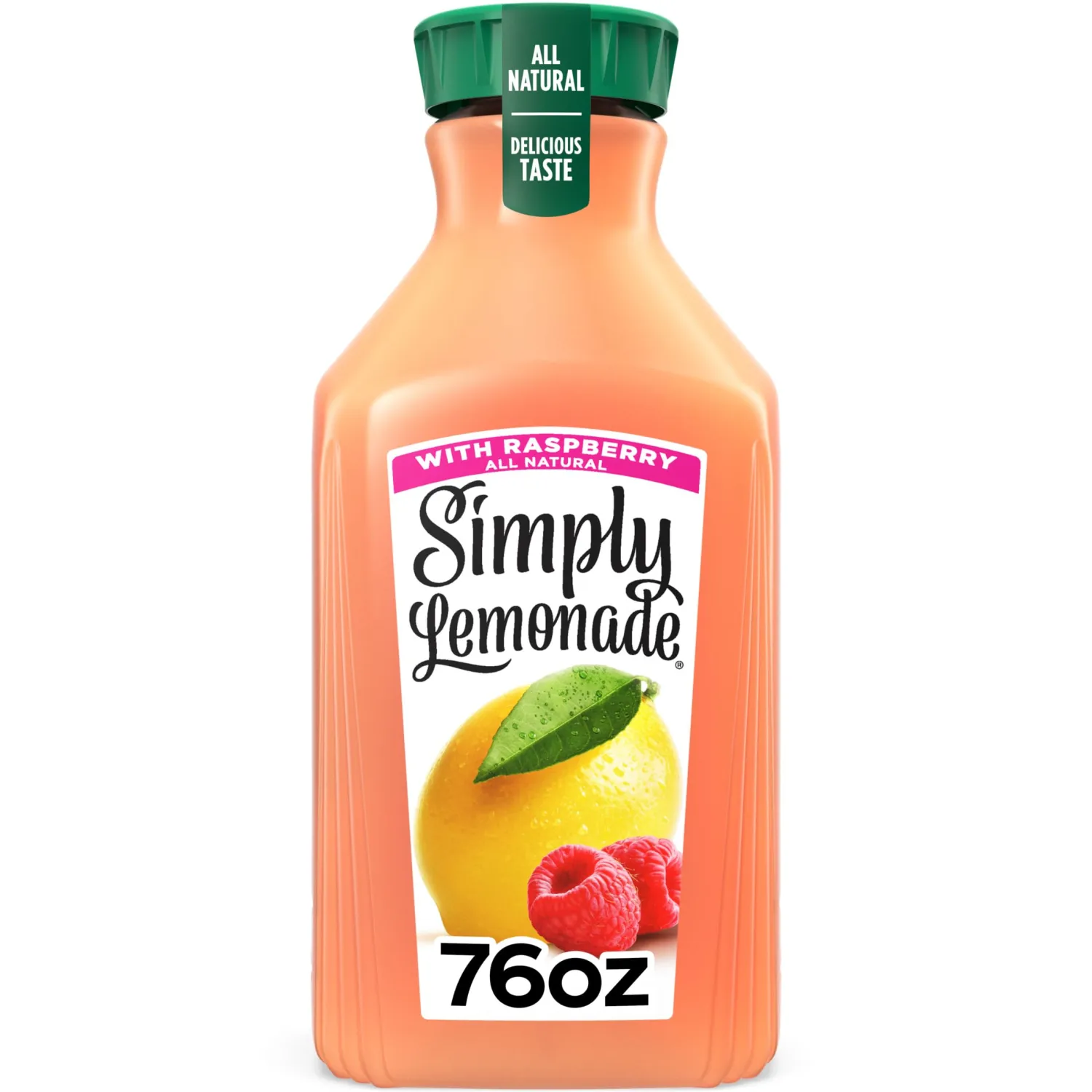 Simply Lemonade w/Raspberry Bottle, 76 oz bottle