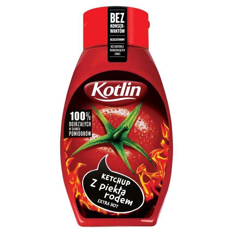Kotlin Extra Hot Ketchup 450g/15.9oz