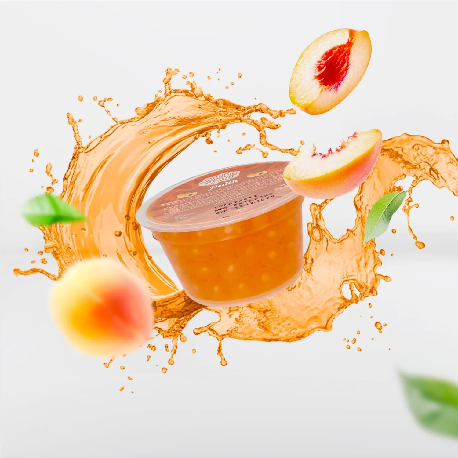 Popping Boba 3-Party flavors kit Dragon Fruit, Peach, Kiwi | Bursting Boba, Popping Pearls | 1 pack 390 Grams Panda Products (Dragon | Peach | Kiwi)