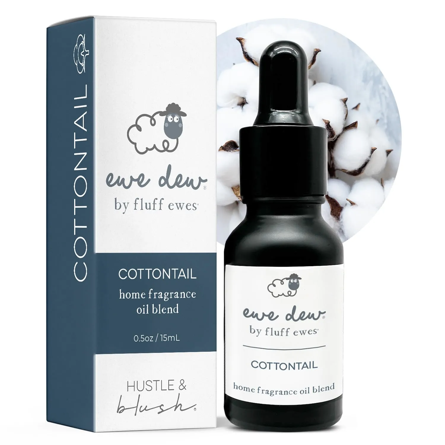Laundry Essential Oils for Dryer Balls 15ml Cottontail - Blend of Laundry Fragrance Oil and Essential Oils for Laundry Wool Balls, Essential Oil for Laundry Diffusers and Candle Making Scents