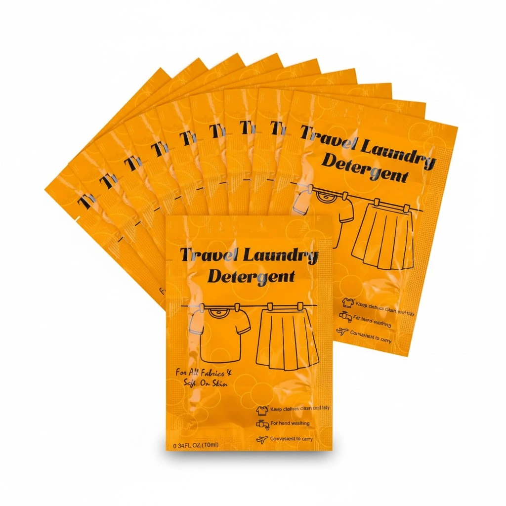 Travel Size Liquid Laundry Detergent 0.34floz/10ml, Travel Laundry Detergent for Hand Washing,Laundry Soap Travel Size Suitable for All Fabrics in Hotel,Air Bnb,Charity 100