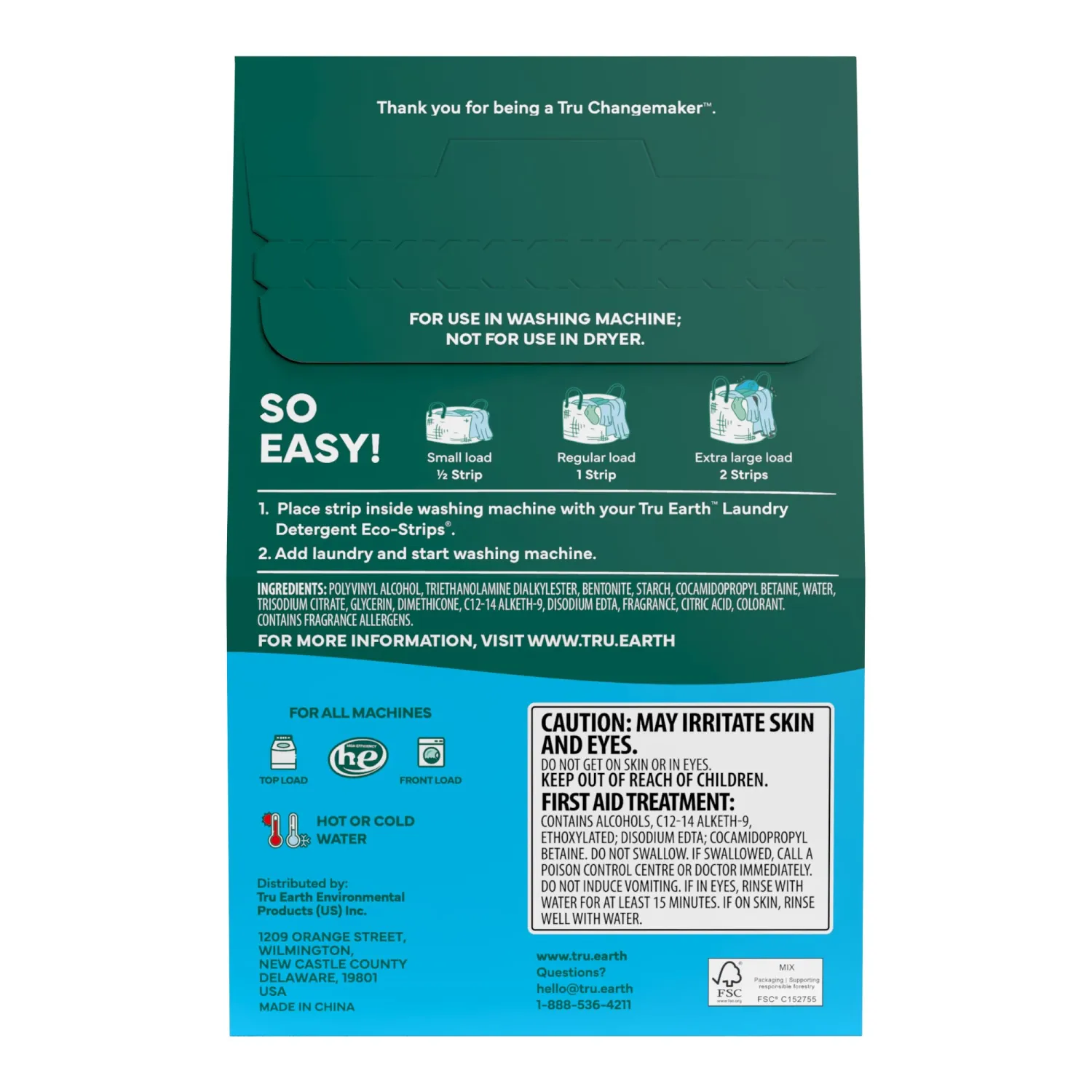 Tru Earth Fabric Softener Sheets | Alternative to Fabric Softener Liquid and Pods | 50 Sheets | Fresh Linen