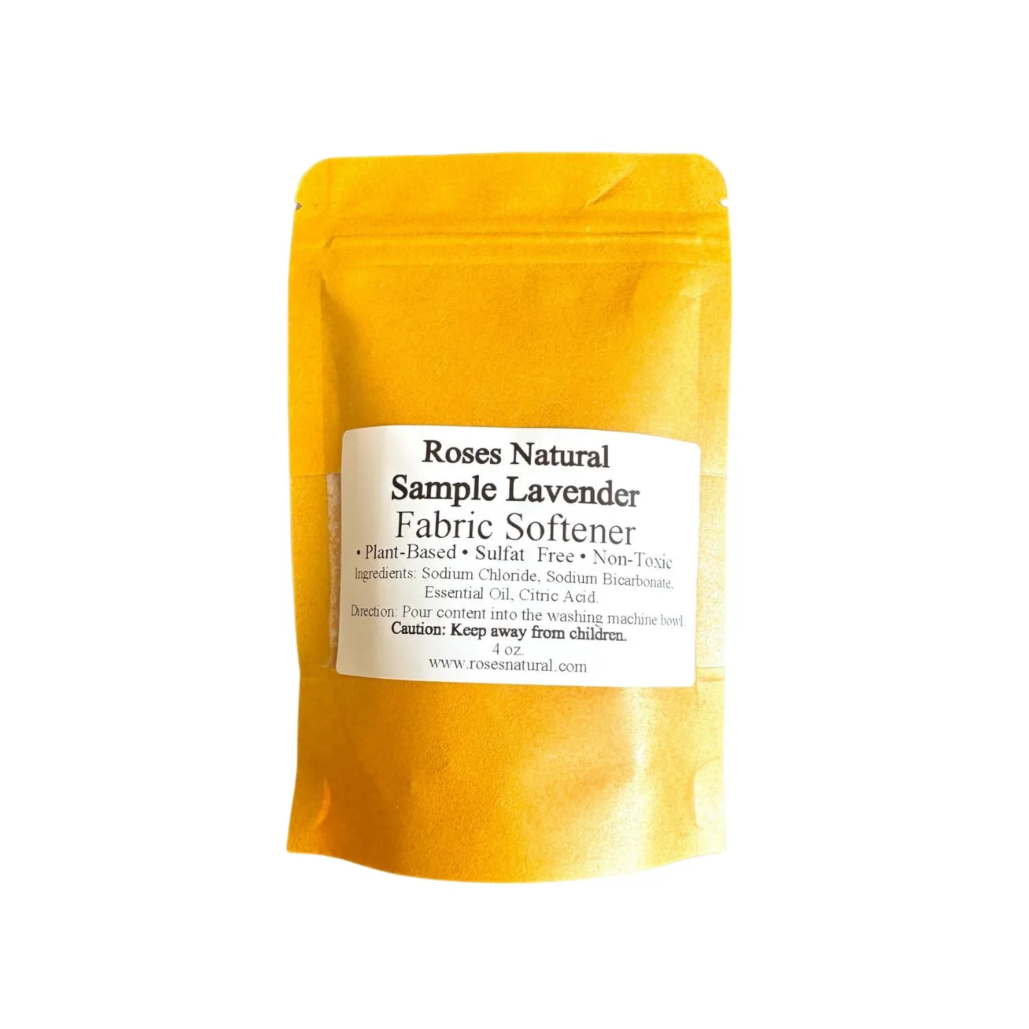Fabric Softener Crystals, Freshens and Softens Fabrics, 3 Pleasant Scent (Lavender, 4 oz Sample)