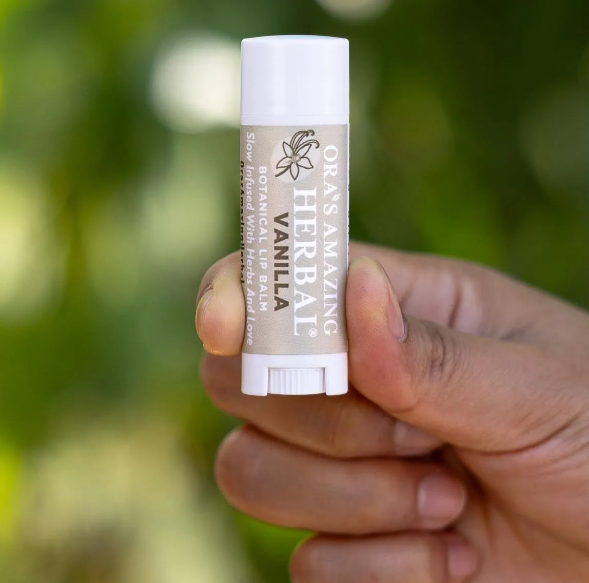Soothing Natural Vanilla Lip Balm, Beeswax, Calendula Lip Balm, Dry Cracked Lips, Perioral Dermatitis, Organic Coconut Oil No Synthetic Fragrance