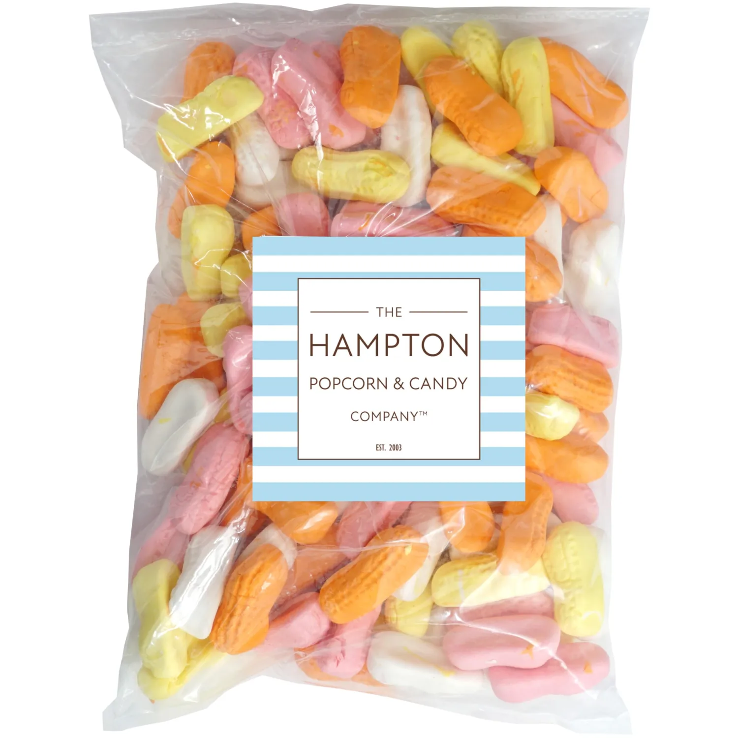Circus Peanuts Assorted Marshmallow Candy, 2 Pound Bulk Bag, Marshmallow Candy, Nostalgic Candy