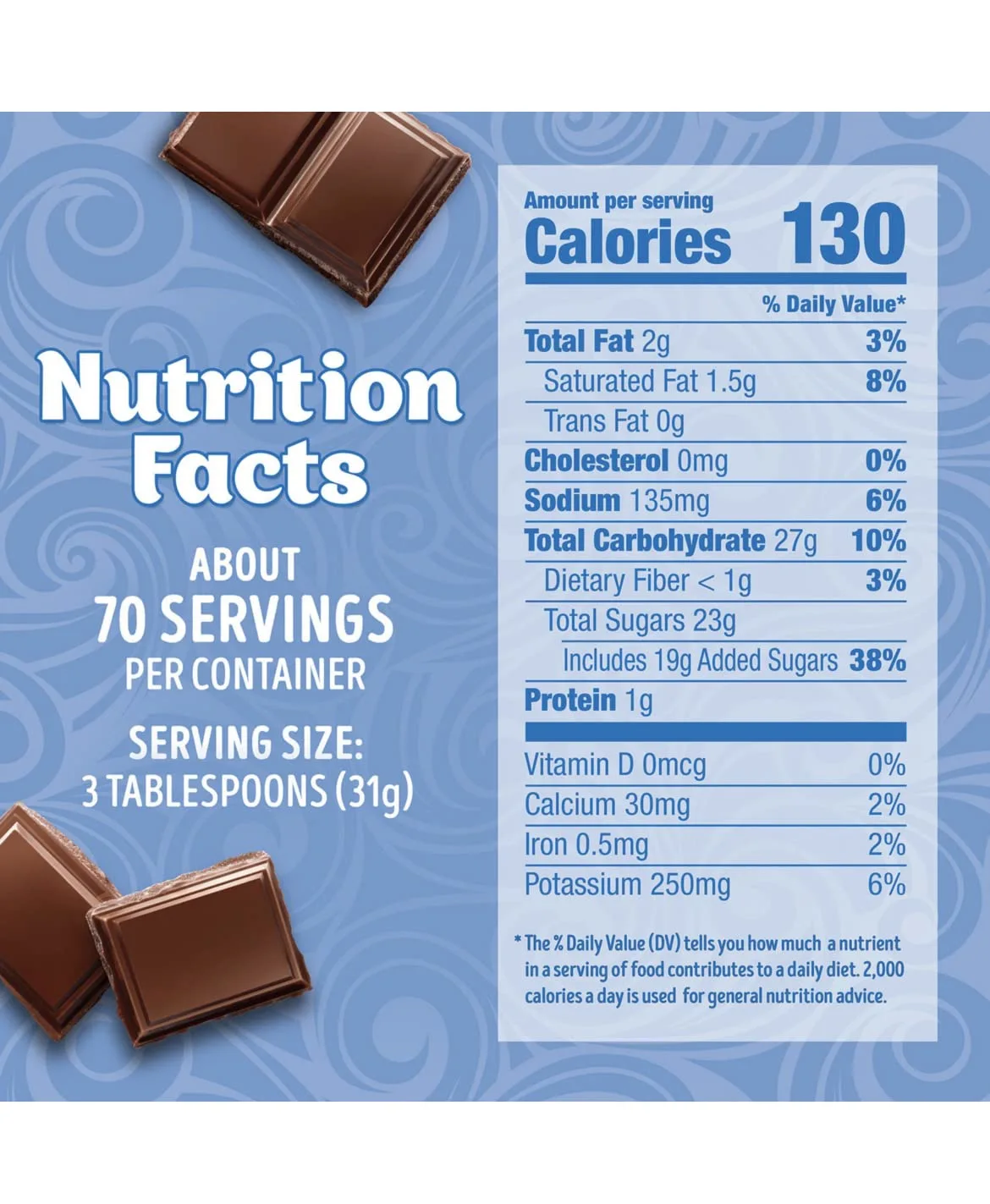 Swiss Miss Hot Cocoa Drink Mix, Milk Chocolate Flavor, 4.78 lb. Easy-Grip Canister