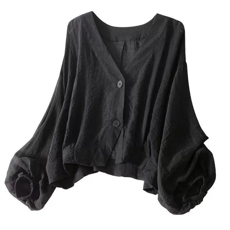 Loose-fitting Lightweight Thin Short Coat