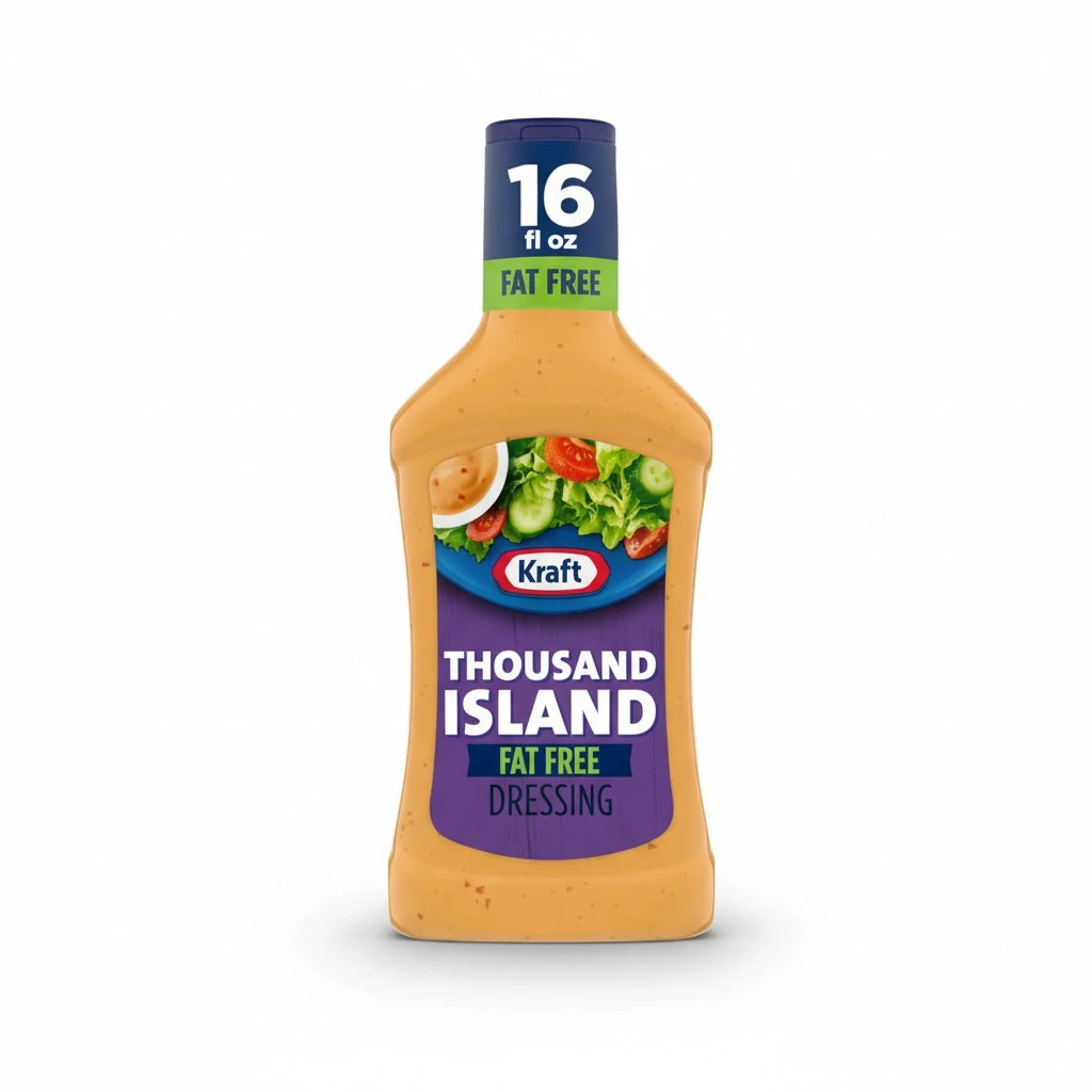 Kraft Thousand Island Fat Free Salad Dressing (16 fl oz Bottle)