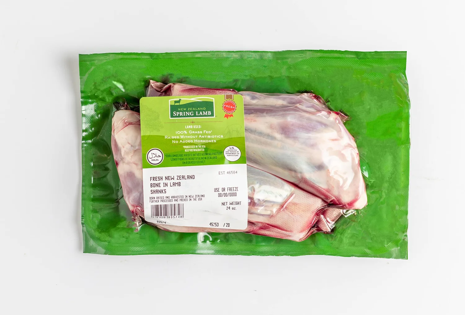 Fresh New Zealand Lamb Shank, 1.5 lb
