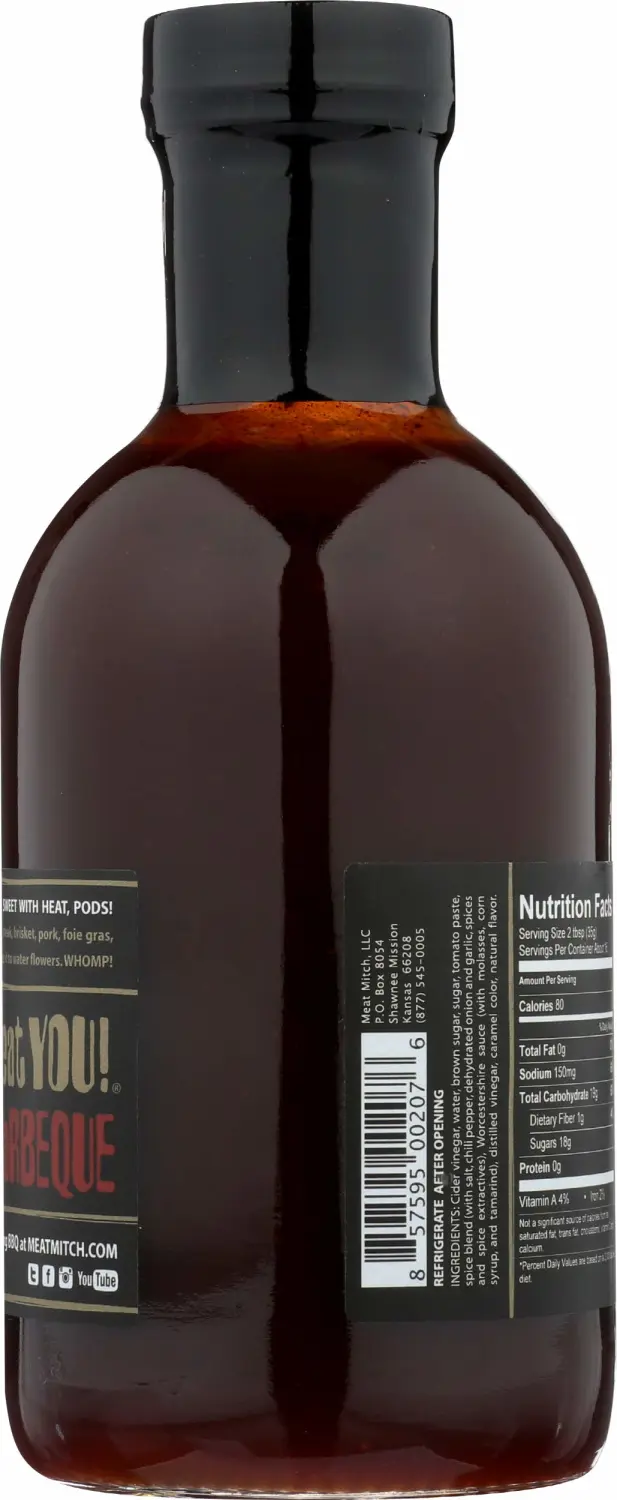 Meat Mitch WHOMP! BBQ Sauce, 21.0 Ounce | Kansas City Gourmet Competition Barbecue Sauce