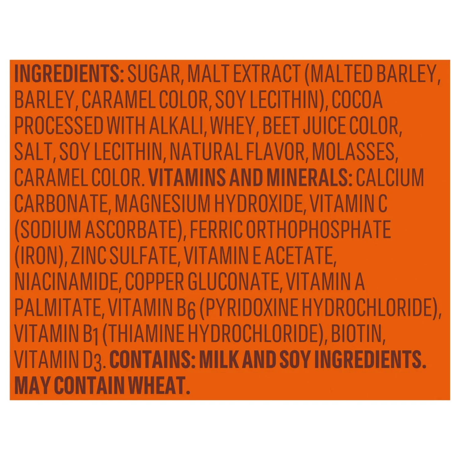NESTLE OVALTINE Chocolate Malt Mix, 12 oz. Canister Easy to Prepare Fortified Malt Beverage