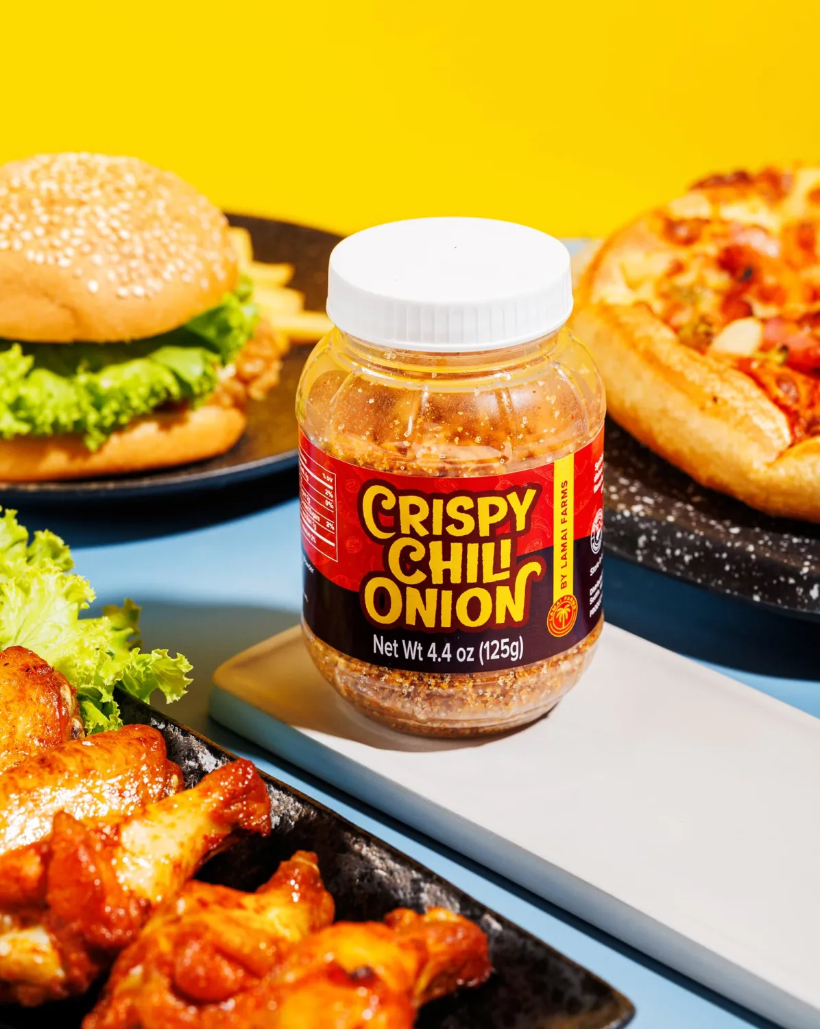 Crispy Chili Onion | Perfect Condiment, Seasoning, or Topping for Ramen, Sushi, Rice, Salad, Soup, Green Bean Casserole and More! Delicious and Upgraded Fried Onion! Low-Oil Alternative to Chili Oil Crisp - Vegan, Gluten-Free, No MSG! (medium spicy, 4.4 oz/125g)