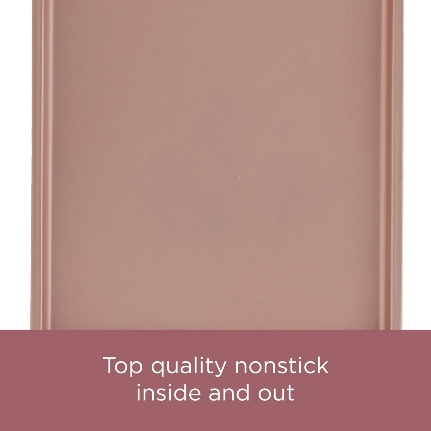 Farberware Nonstick Bakeware, Nonstick Cookie Sheet / Baking Sheet - 10 Inch x 15 Inch, Rose Gold Red