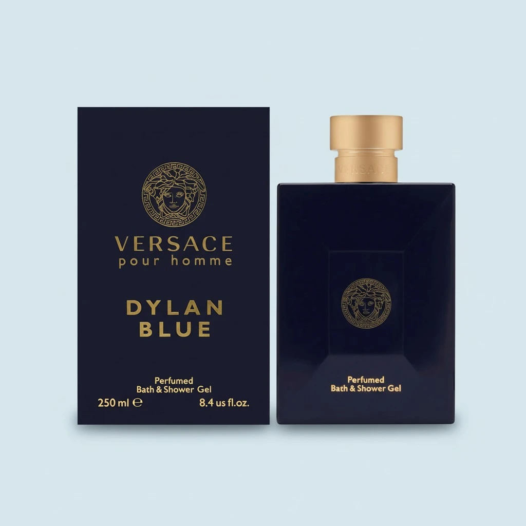 Versace Pour Homme Dylan Blue for Men 8.4 oz Perfumed Bath & Shower Gel