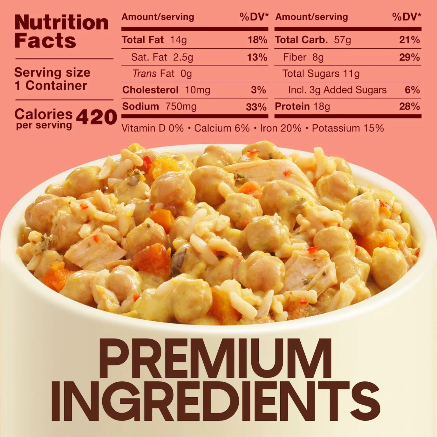 Born Simple Variety Pack – 4-Pack of Prepared Meals | Includes 2 Thai Style Chicken & 2 Mexican-Style Chicken Bowls | Ready-to-Eat, Premium Ingredients