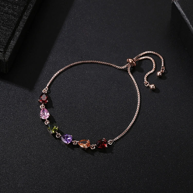 Fashion Simple Inlaid Zircon Bracelet For Women