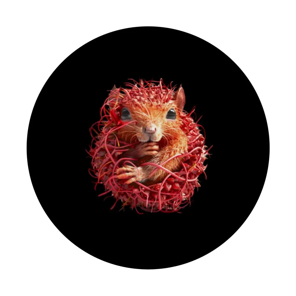 Squirrel Rambutan PopSockets Standard PopGrip
