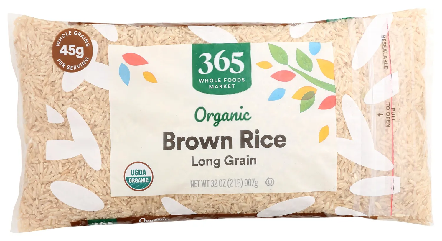 365 by Whole Foods Market, Organic Long Grain Brown Rice, 32 Ounce