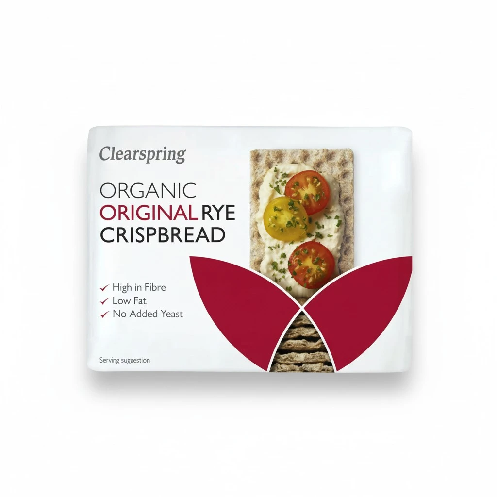 CLEARSPRING Organic Original Rye Crispbread, 200 GR