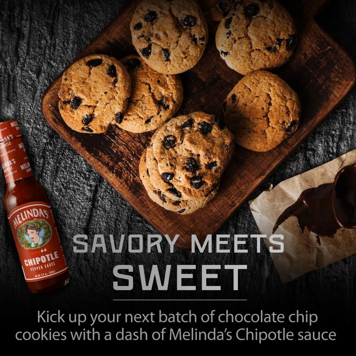 Melinda’s Chipotle Hot Sauce - Made with Chipotle Peppers, Habanero Peppers, Carrots, Onion, Papaya & Lime Juice - Keto, Vegan, Gluten Free Hot Sauce - 5oz, 1 Pack
