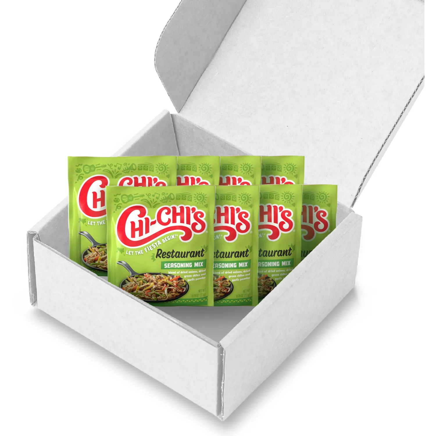 Chi Chi’s Fiesta Restaurante Seasoning Mix, 0.78 Ounce (Pack of 8)