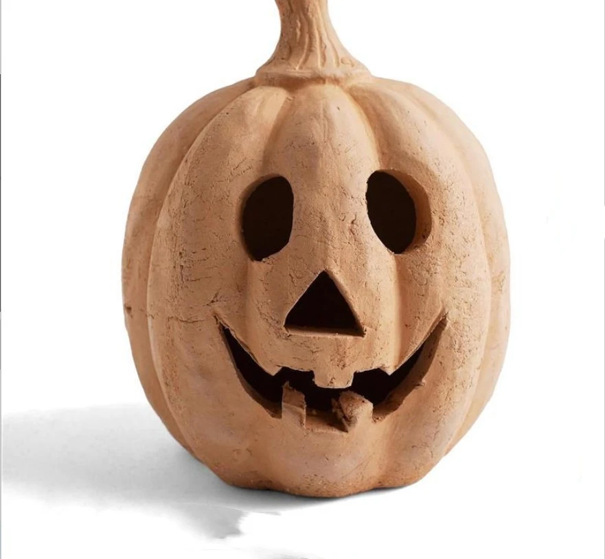 Indoor And Outdoor Resin Pumpkin Lamp