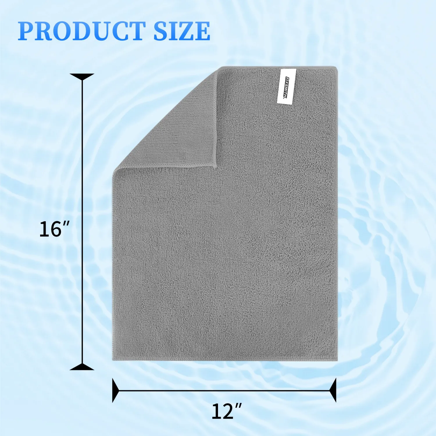 FIXSMITH Microfiber Cleaning Cloth - Pack of 24, Multi-Functional Cleaning Towels, Size: 12 x 16 in, Highly Absorbent Cleaning Rags, Lint-Free, Streak-Free Cleaning Cloths for Car Kitchen Home Office