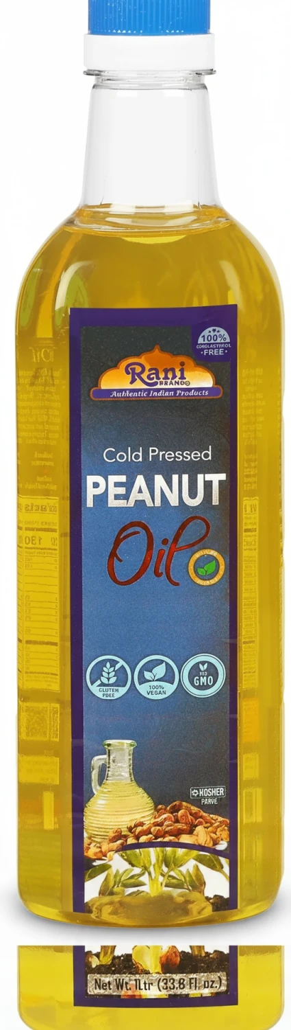 Rani Peanut Oil 33.8 Ounce (1 Liter) Cold Pressed | 100% Natural | NON-GMO | Kosher | Vegan | Gluten Free