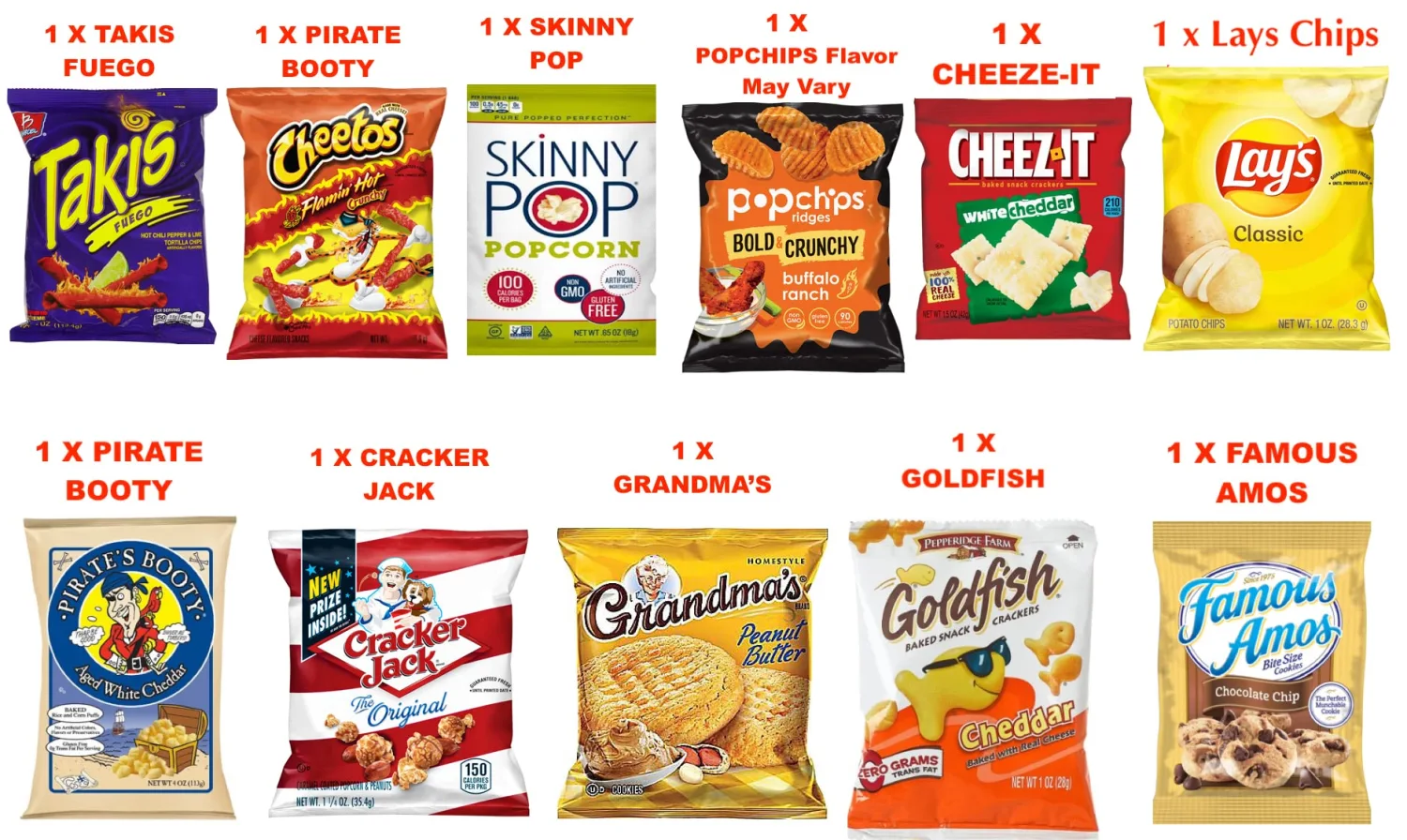 Ultimate Variety Sampler Care Package (40 Count) - Gift Package, Snacks, Chips, Cookies, Bars, Candies, Nuts Gift Box, Office Meetings,Friends & Family, Military,College Students