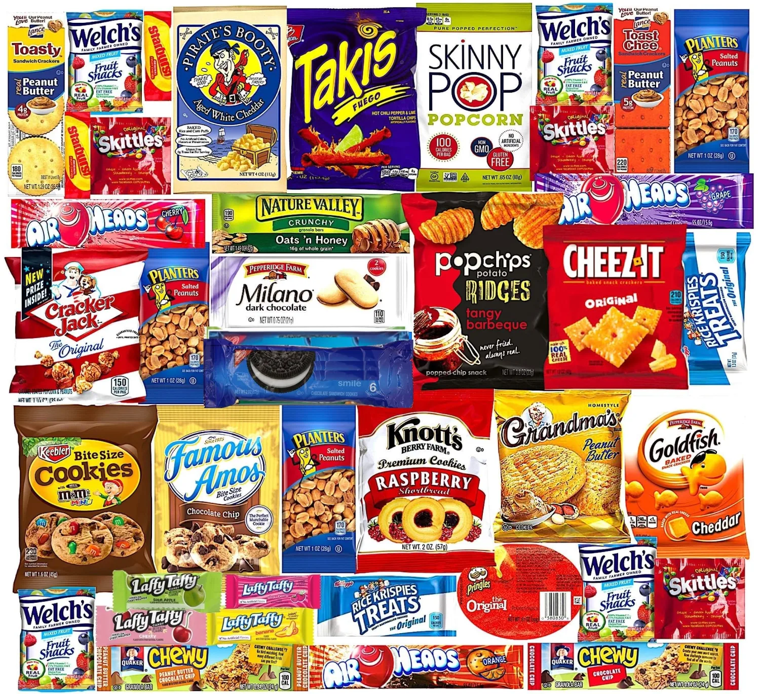 Ultimate Variety Sampler Care Package (40 Count) - Gift Package, Snacks, Chips, Cookies, Bars, Candies, Nuts Gift Box, Office Meetings,Friends & Family, Military,College Students