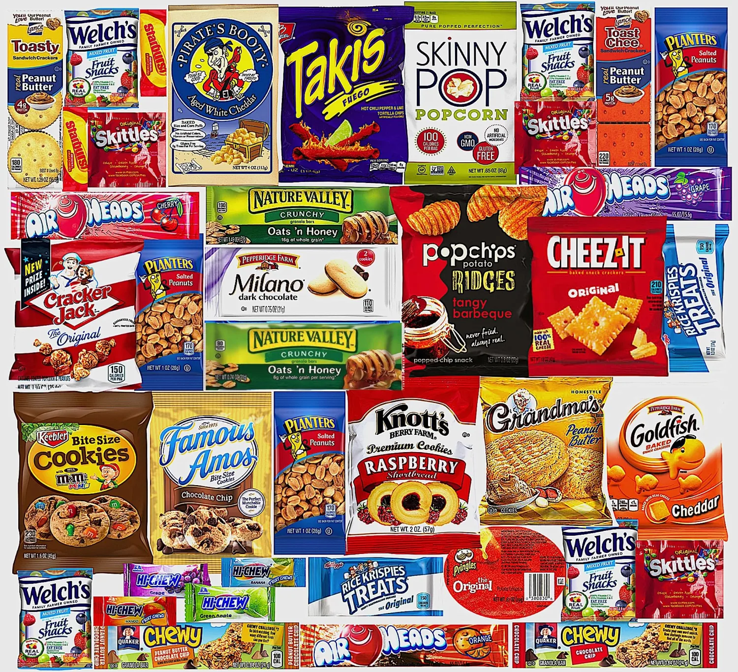 Ultimate Variety Sampler Care Package (40 Count) - Gift Package, Snacks, Chips, Cookies, Bars, Candies, Nuts Gift Box, Office Meetings,Friends & Family, Military,College Students
